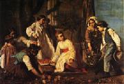 Alexandre Antigna Corpus Christi Day Germany oil painting reproduction